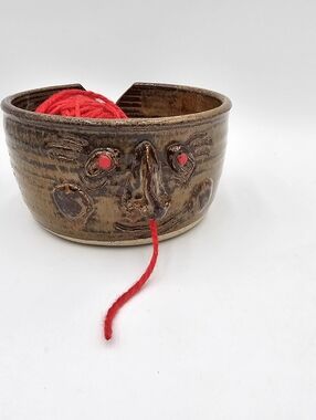 Quirky Face Yarn Bowl